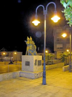 Estatua homenaxe os Gaiteiros de Soutelo